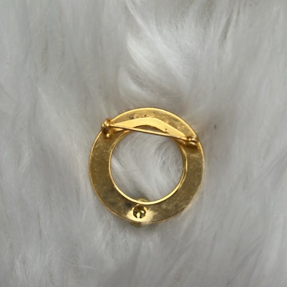 Vintage 90s Brooch - Gold Brooch Interchangeable - Picture 3 of 4